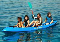 kids on kayak